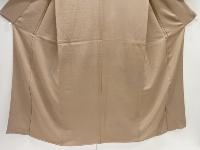  未使用品　雲模様織出し暈し色無地着物